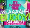 It's T-Shirt Time Inside Luxy Nightclub